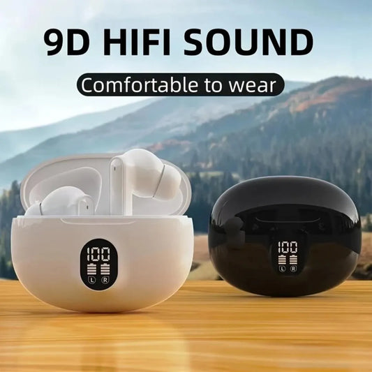 Wireless stereo earbuds