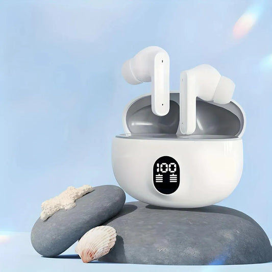 Wireless stereo earbuds