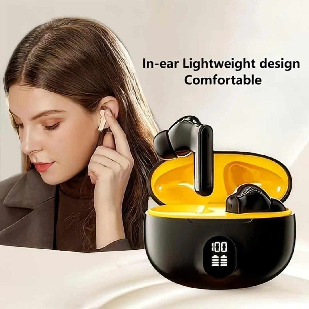 Wireless stereo earbuds