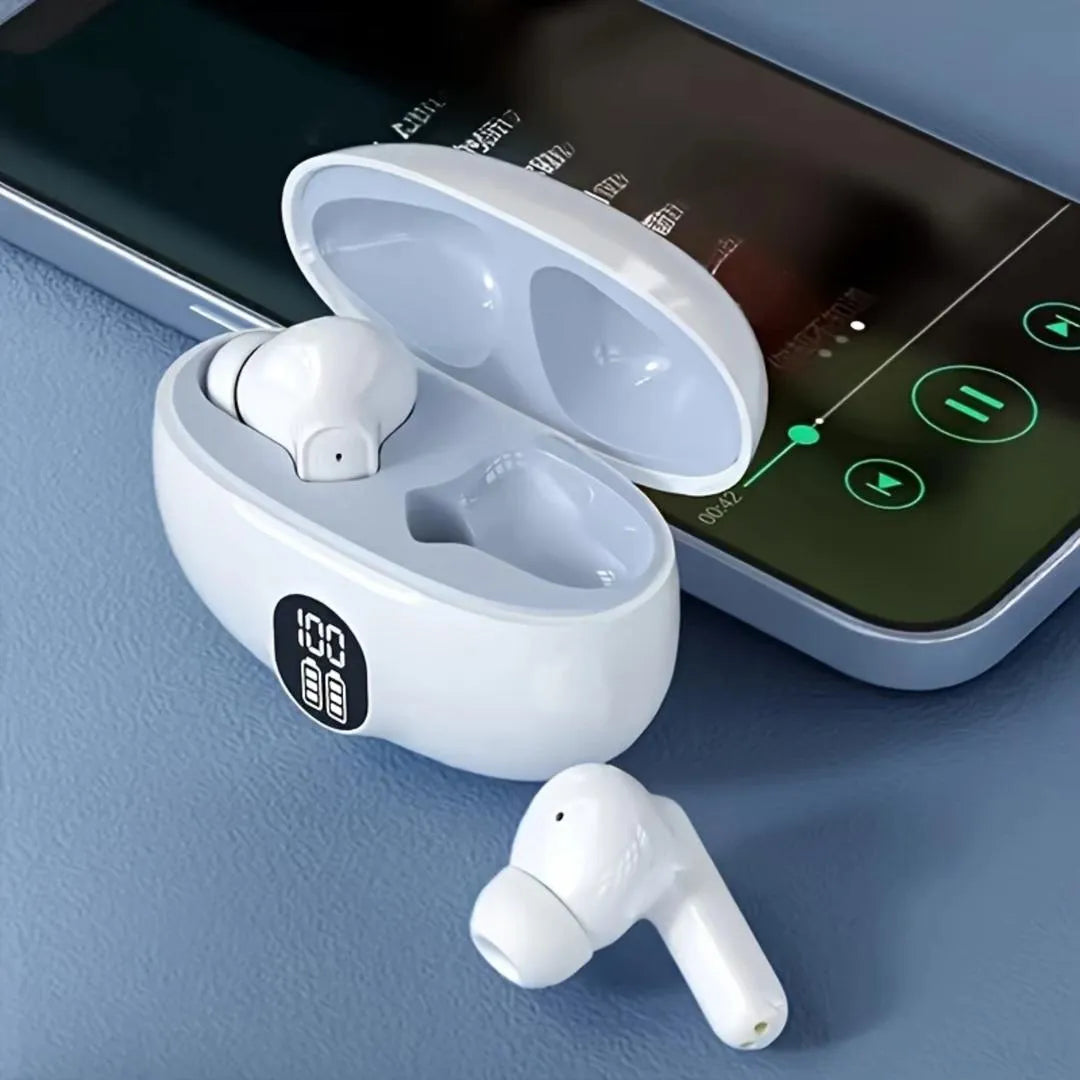 Wireless stereo earbuds