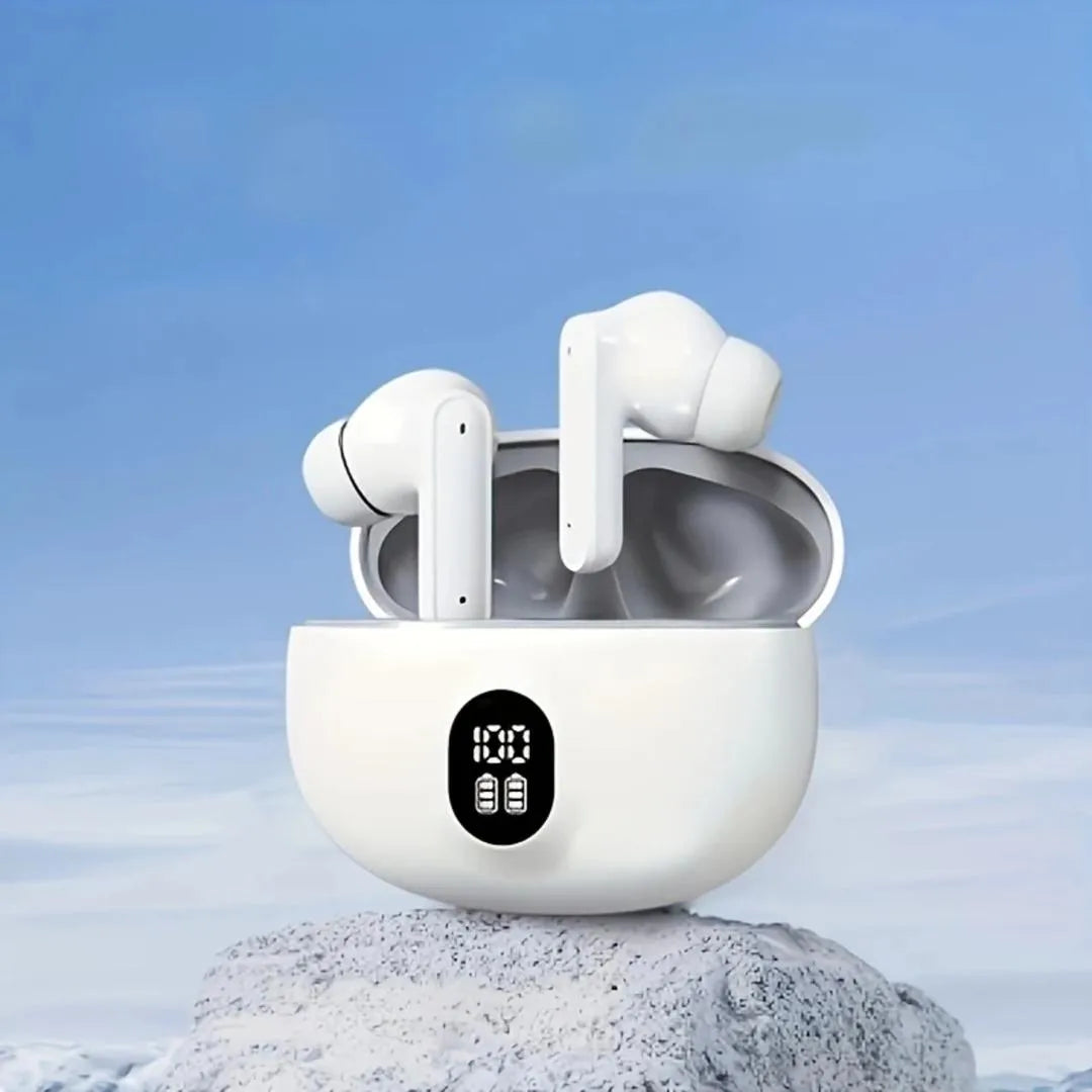 Wireless stereo earbuds